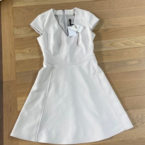 Reiss Alsace Dress in Lilac Wash - Picture 2 of 5